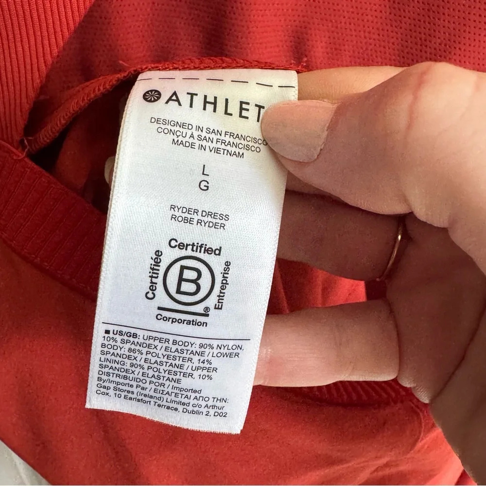 Athleta Ryder Cap Sleeve Cut Out Back Midi Dress - Picture 9 of 9